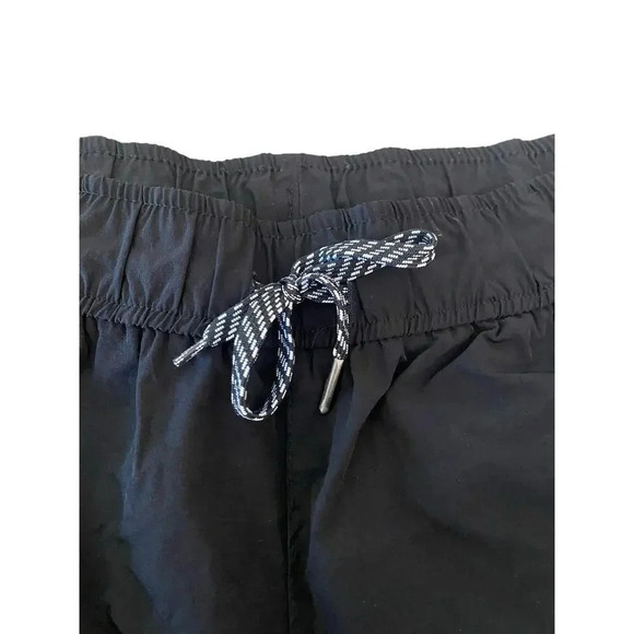 Avalanche Women's Black Drawstring High Rise Athletic Shorts Size Large - Picture 2 of 6